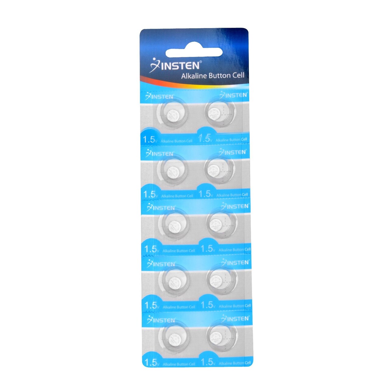 Insten 1.5V AG4 Alkaline Batteries Coin Button Cell Watch Battery (1 Pack of 10)